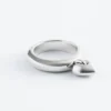 Anillo con colgante de corazón