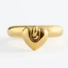 Anillo con colgante de corazón