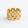 Anillo de cadena gruesa