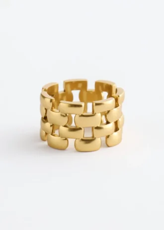 Anillo de cadena gruesa