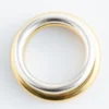 Anillo escultural bicolor