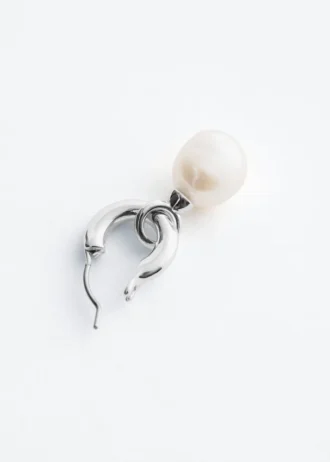 Aros con perlas de agua dulce
