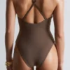 Bañador con espalda cruzada