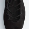 Bailarinas de cuero con cordones