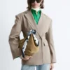Blazer de lana entallado