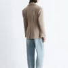 Blazer de lana entallado