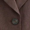 Blazer de lino entallado