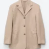 Blazer de lino entallado