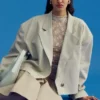 Blazer oversize corto