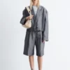 Blazer oversize corto