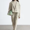 Blazer oversize corto