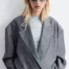 Blazer oversize corto