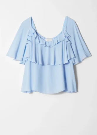Blusa con volantes