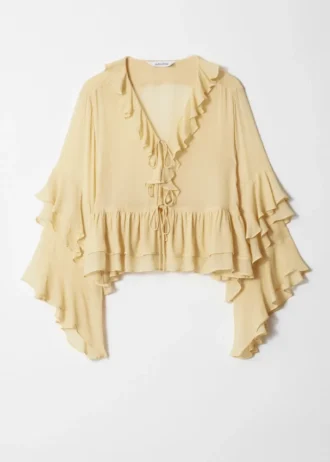 Blusa con volantes