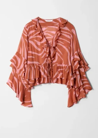 Blusa con volantes
