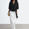 Blusa cruzada