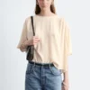 Blusa de crepé fruncida