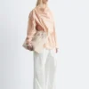 Blusa de cuello vuelto a rayas