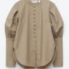 Blusa de mangas abullonadas