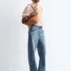 Blusa de seda con cuello anudado