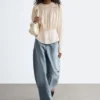 Blusa fruncida