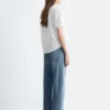 Blusa oversize con mangas abullonadas