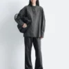 Blusa oversize de denim