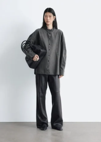 Blusa oversize de denim
