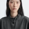 Blusa oversize de denim