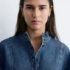 Blusa oversize de denim