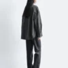 Blusa oversize de denim