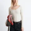 Body con cuello redondo