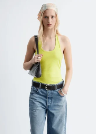Body de jersey con cuello halter