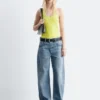 Body de jersey con cuello halter