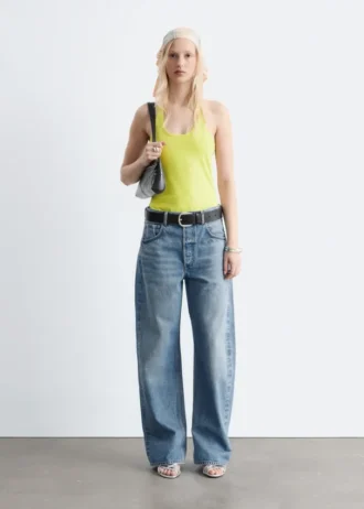 Body de jersey con cuello halter