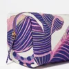 Bolsa de belleza de lona Fleur de Mimosa