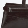 Bolso de hombro de cuero fino