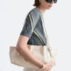Bolso de hombro de piel de perfil bajo