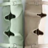 Bolso de hombro de piel de perfil bajo