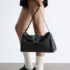 Bolso de mano de piel suave