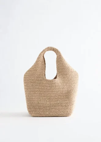 Bolso mini de paja de papel