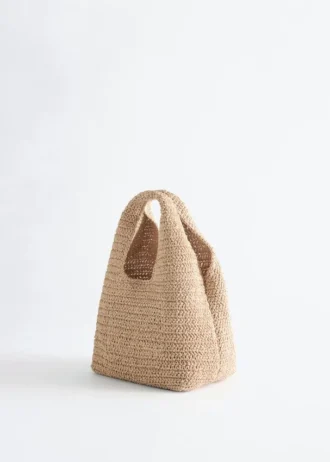 Bolso mini de paja de papel