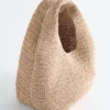Bolso mini de paja de papel