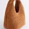 Bolso mini de paja de papel