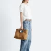 Blusa oversize con mangas abullonadas