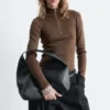Bolso tote clásico de piel
