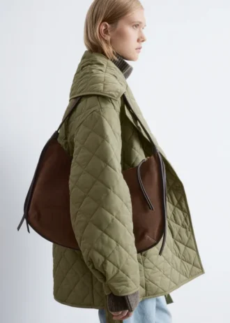 Bolso tote con flecos