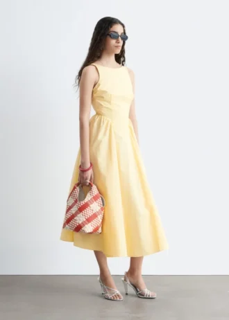 Bolso tote de cuero trenzado