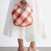 Bolso tote de cuero trenzado
