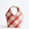 Bolso tote de cuero trenzado